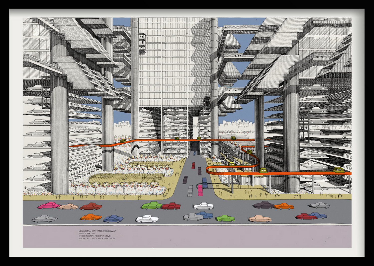 THE DRAWINGS OF ARCHITECT PAUL RUDOLPH