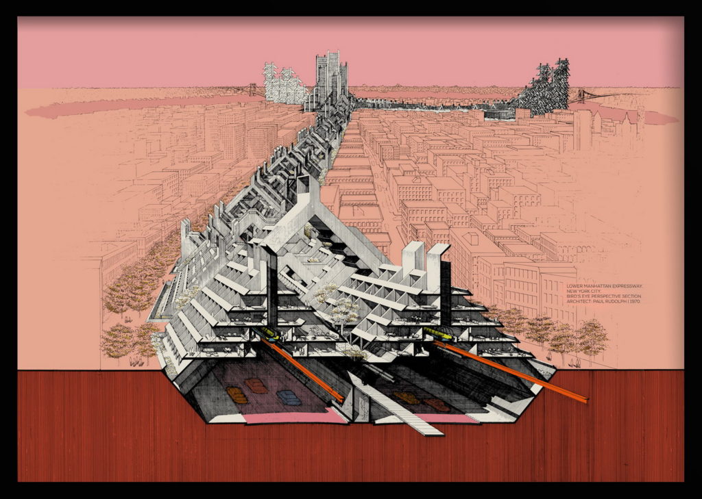 THE DRAWINGS OF ARCHITECT PAUL RUDOLPH