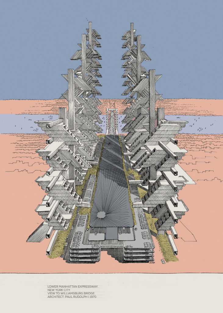 THE DRAWINGS OF ARCHITECT PAUL RUDOLPH